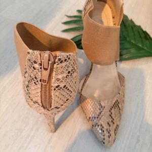 🌿🐍🌿Anne Michelle Snake skin heels